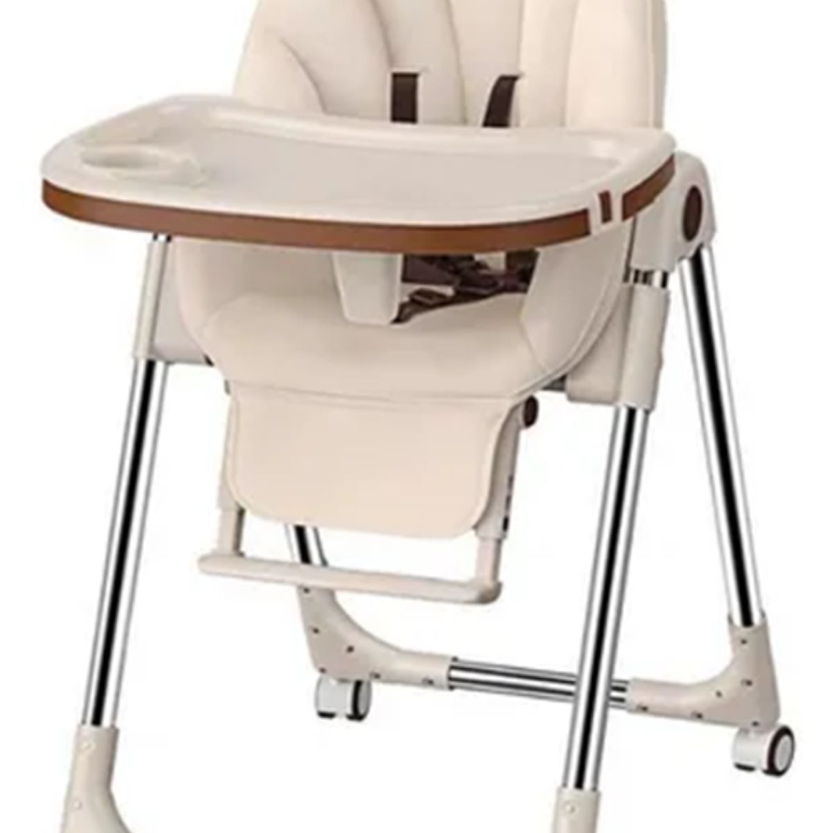 GENERICO - Silla comer regulable ecocuero celeste MO