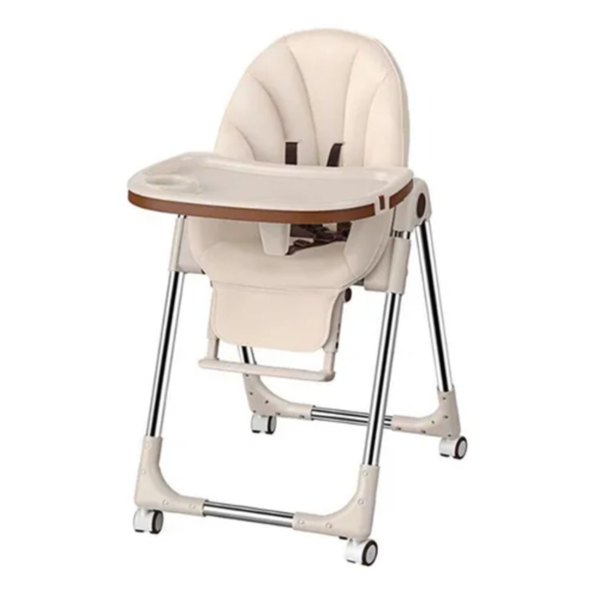 GENERICO - Silla comer regulable ecocuero celeste MO