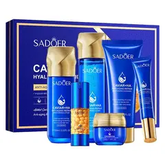 GENERICO - Set Skincare Facial Caviar + Acido Hialuronico Antiedad Hidratante