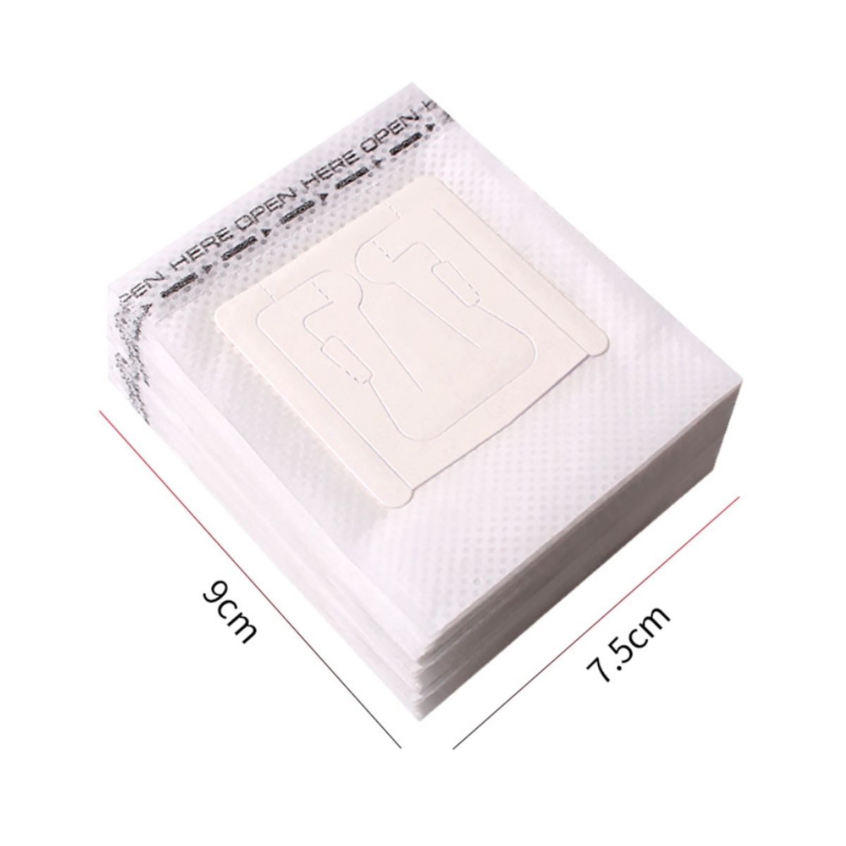 ATURE - Pack 100 De Bolsas De Filtro De Oreja Colgante Para Café