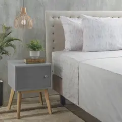 NAUTICA - Jgo.Sábanas estampada 1.5PL HOME Poliester 95 grs-Beige