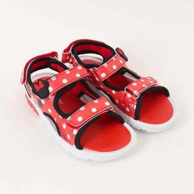Imagen 2 del producto Sandalia Con Luces Niña Rojo Lunares Blancos Minnie