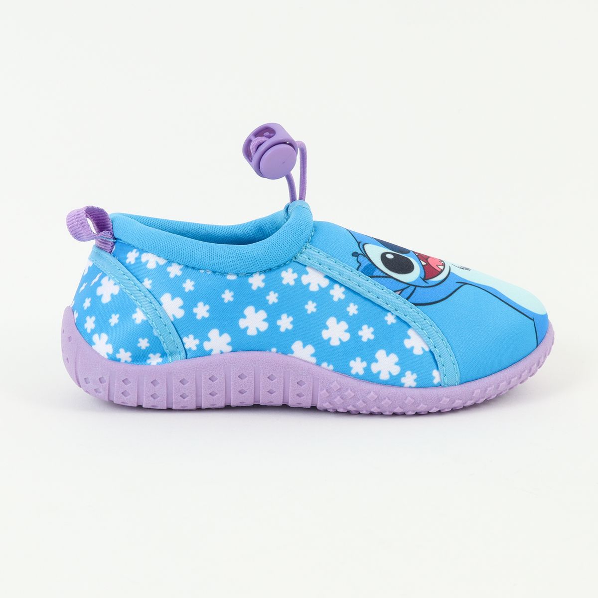 DISNEY - Zapato De Agua Niña Celeste Flores Lilo & Stitch Disney