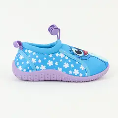 DISNEY - Zapato De Agua Niña Celeste Flores Lilo & Stitch