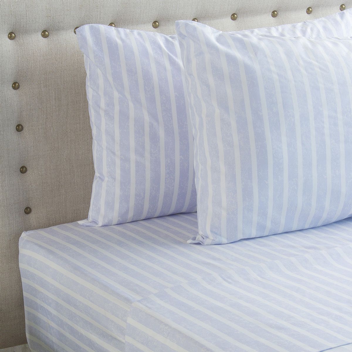 NAUTICA - Jgo.Sábanas  estampada 1.5PL NAUTICA HOME Poliester 95 grs- celeste