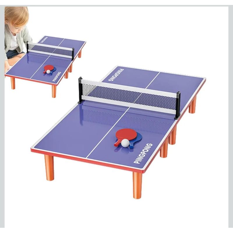 GENERICO - Mini Mesa De Juego Ping Pong Portátil