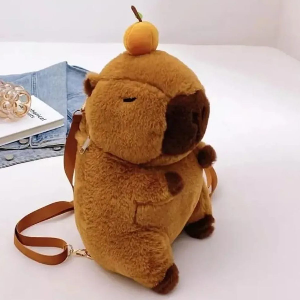 GENERICO - Capibara  Bolso Mochila Peluche De Felpa