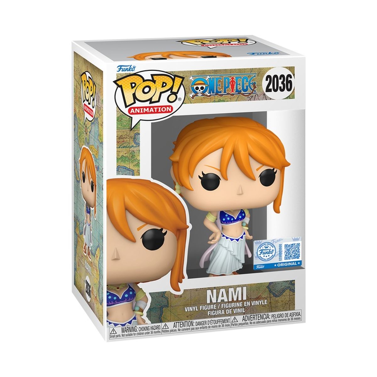 FUNKO - Funko Pop One Piece – Nami 2036 + Protector