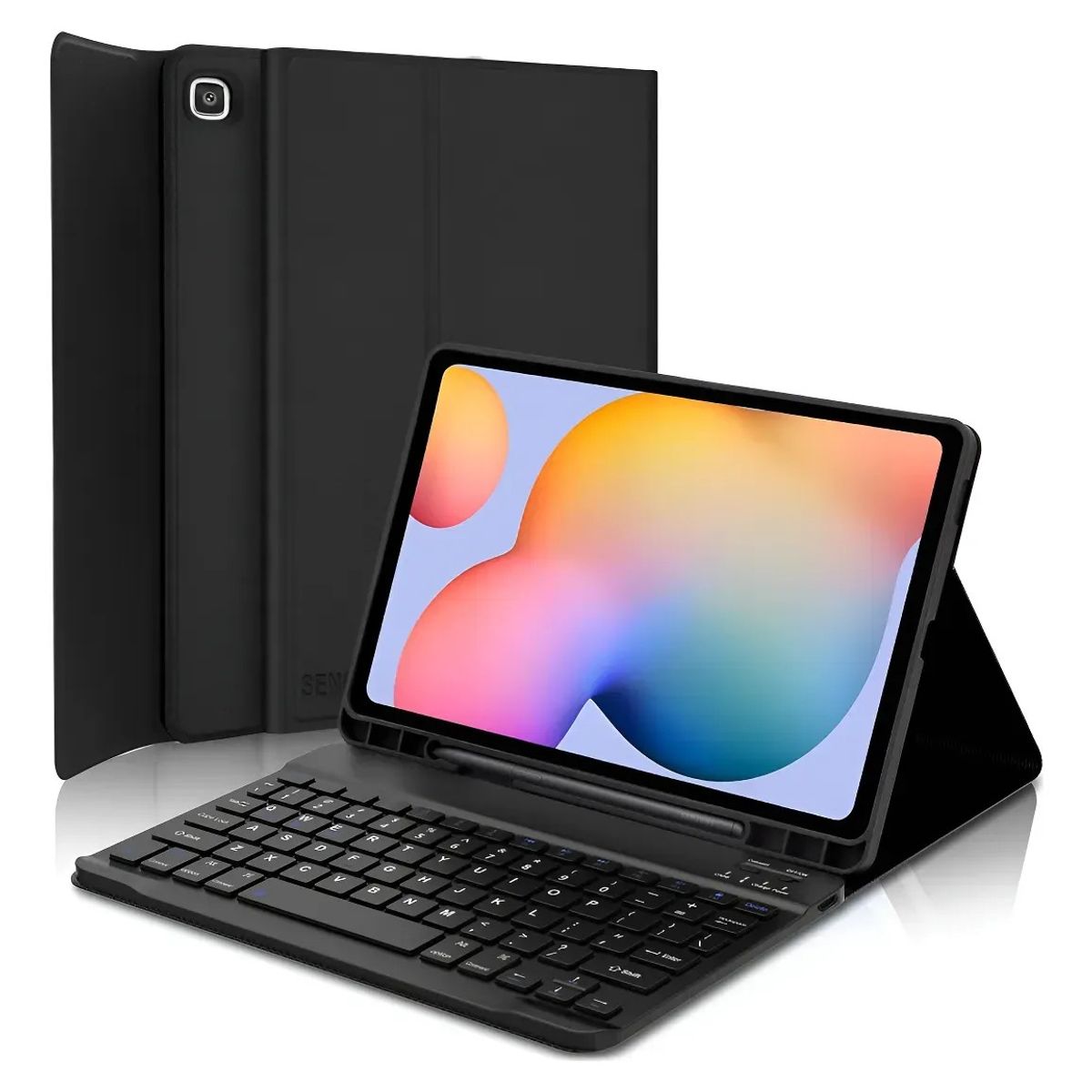 KUANGYE - Funda Con Ñ Teclado Para Galaxy Tab S6 Lite P610 10.4