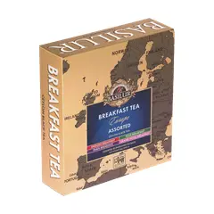 BASILUR - Caja de Té - Breakfast Europa - 40 Bolsitas -