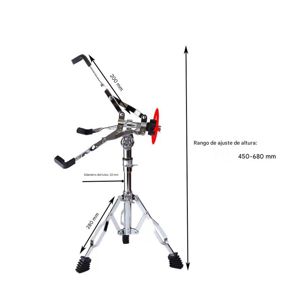 KINDA NICE - Atriles De Batería Percusión Acústica Con Almacenamiento