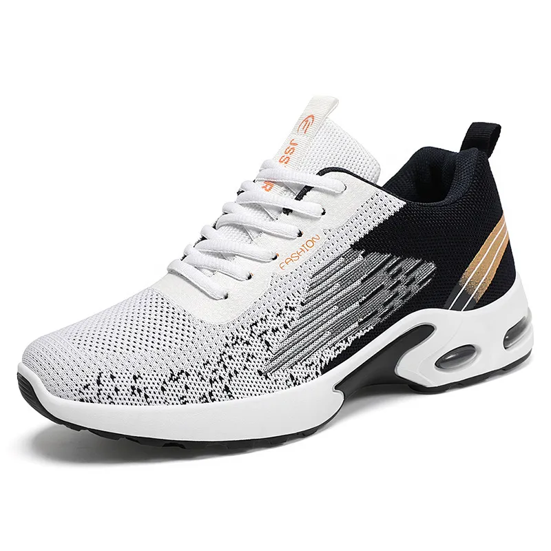 DANWEILE - Zapatos deportivos casuales para hombre Blanco