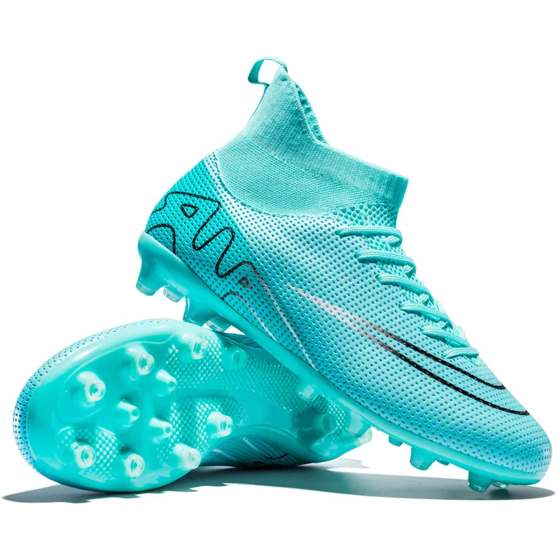 DANWEILE - Zapatos deportivos duraderos para hombre zapatos de fútbol Azul