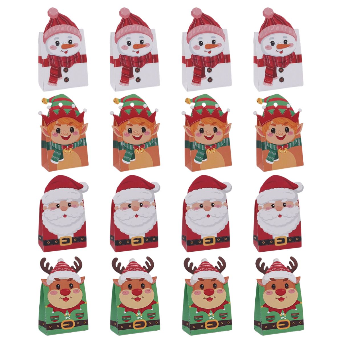 KINDA NICE - 16 Cajas De Regalos Navidad 18*4*8cm G Premium Navidad