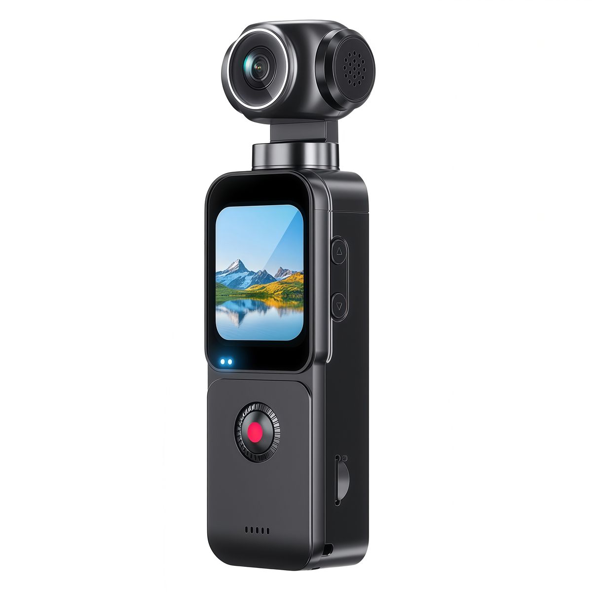 RENVMEXY - Cámara de Acción 5K  Lente motorizado 270°  EIS  Pantalla táctil  Para ciclismo y viajes