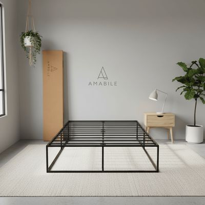 Imagen 2 del producto Base De Cama Roma 2 Plazas Fierro Negro