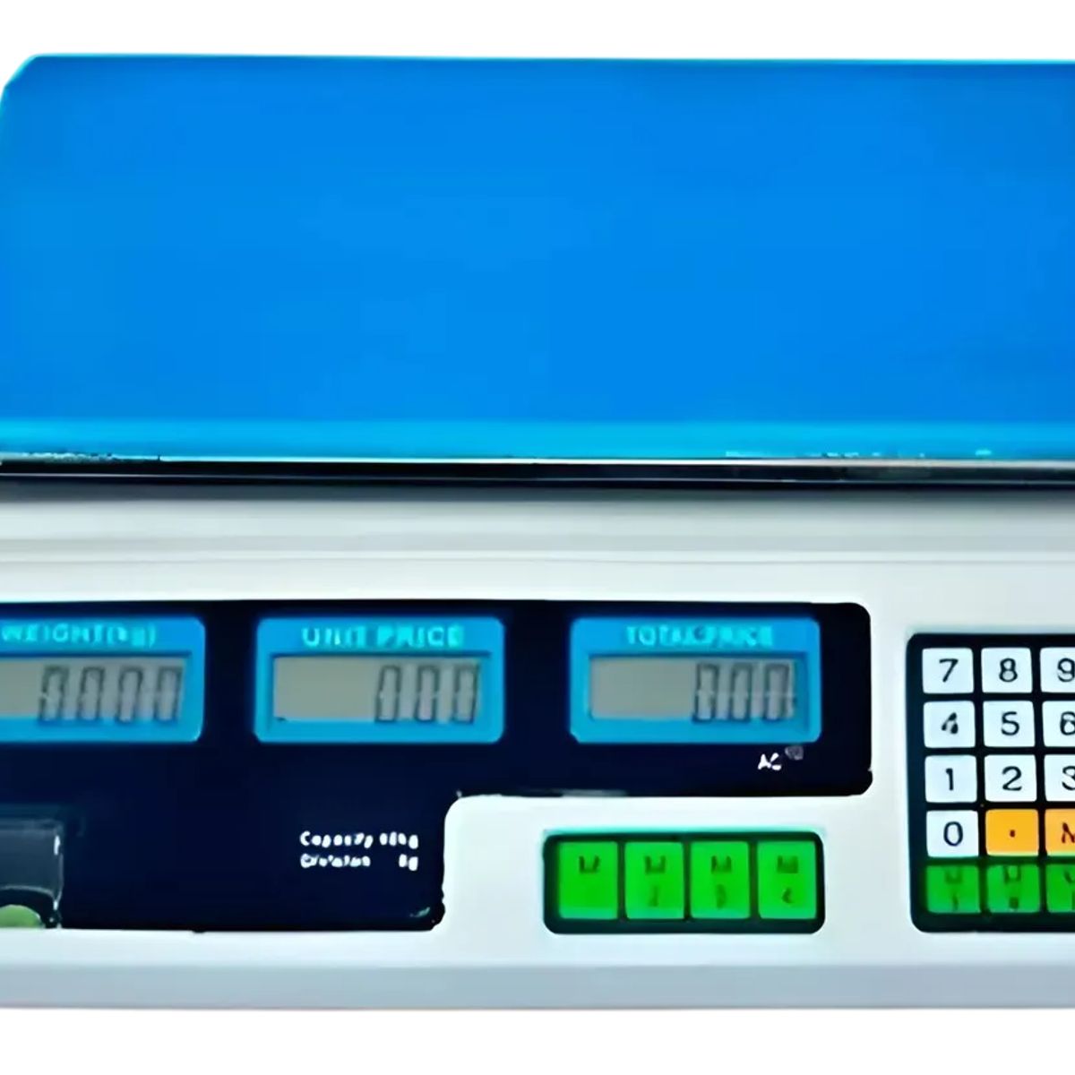 GENERICO - Balanza Pesa Digital 40 Kilos 8 Memorias Pesa Fruta Verdura