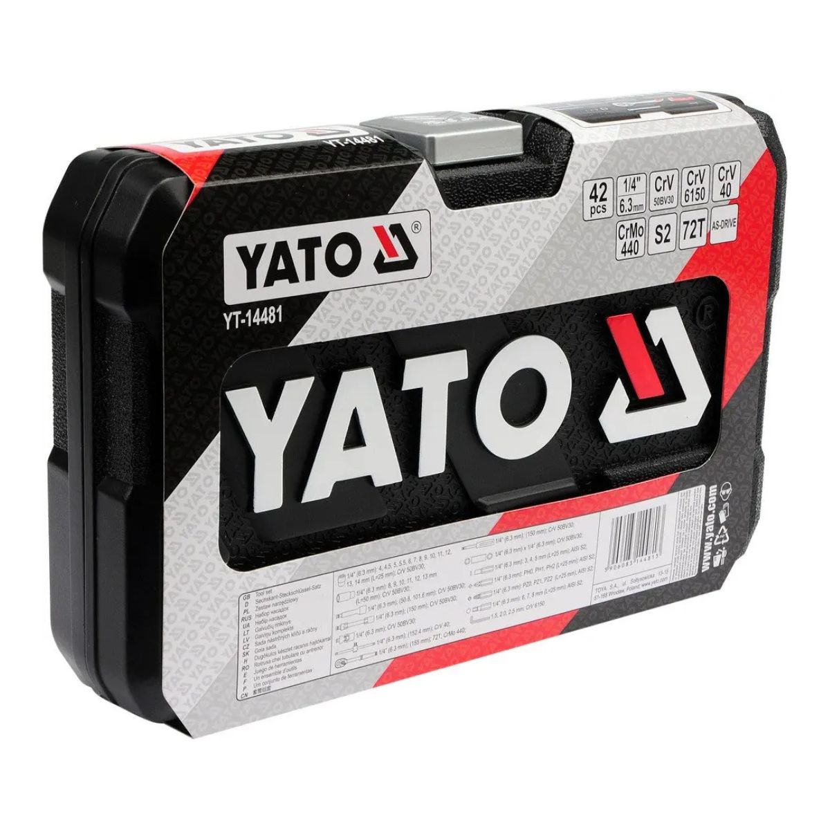 YATO - Set Herramientas YATO 42 piezas YT-14481