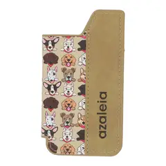 AZALEIA - Tarjetero Mujer Ne Card Dogs Café