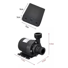 MUNDO MAGIA - Kit De Bomba De Agua Solar 50w Panel 800lh 12vbajo Ruido