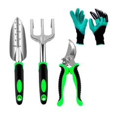 OFERTABKN - Set 4 Piezas Herramientas Jardinería Huerto Plantas