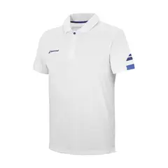 BABOLAT - Polera Play Polo Blanca Tenis Padel