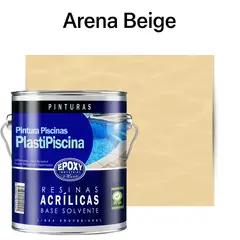 EPOXY - PINTURA PISCINA - PLASTIPISCINA - 4L TONO Arena Beige