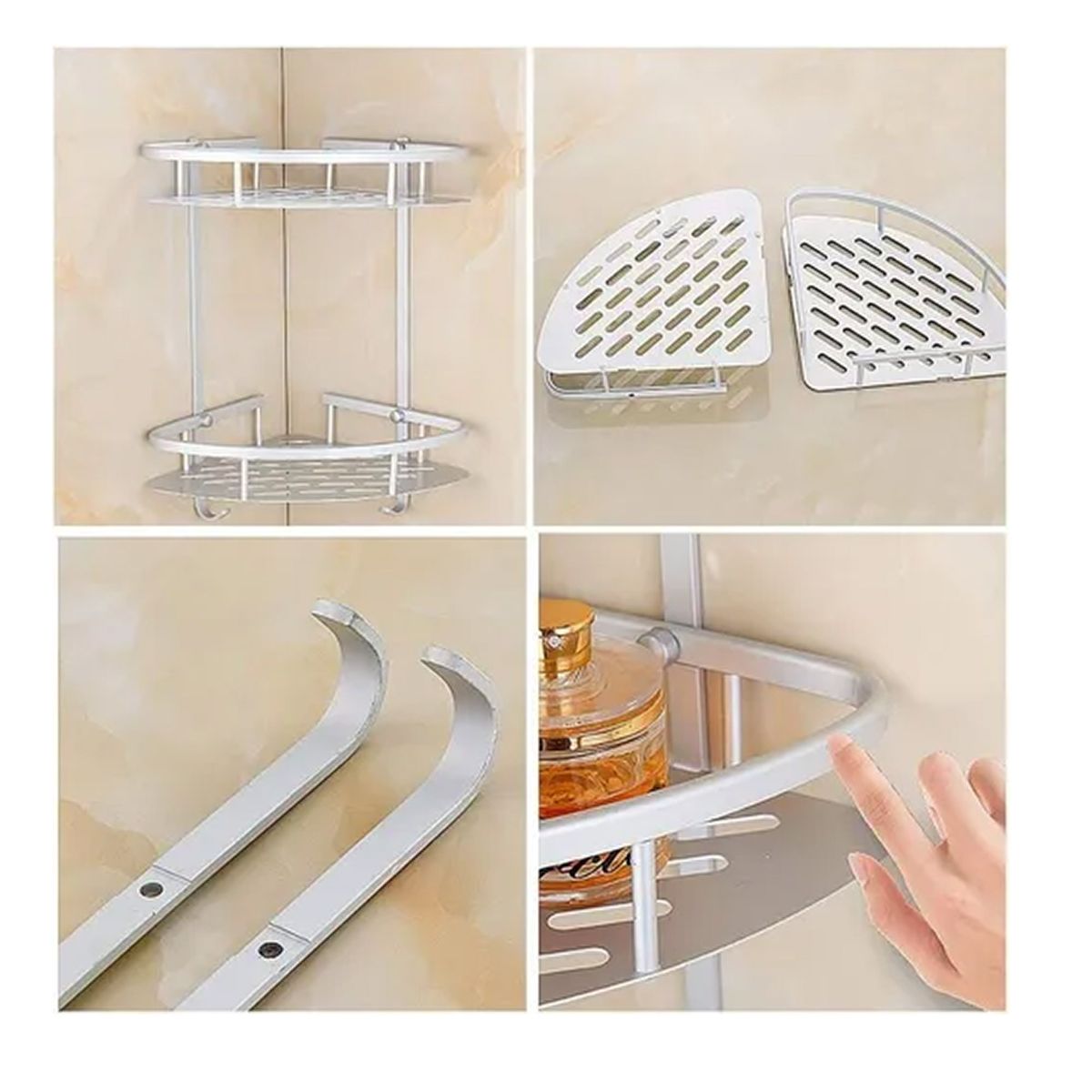 OFERTABKN - Organizador Para Ducha Estante Esquinero 3 Niveles Multiuso