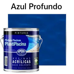 EPOXY - PINTURA PISCINA - PLASTIPISCINA - 4L TONO Azul PROFUNDO