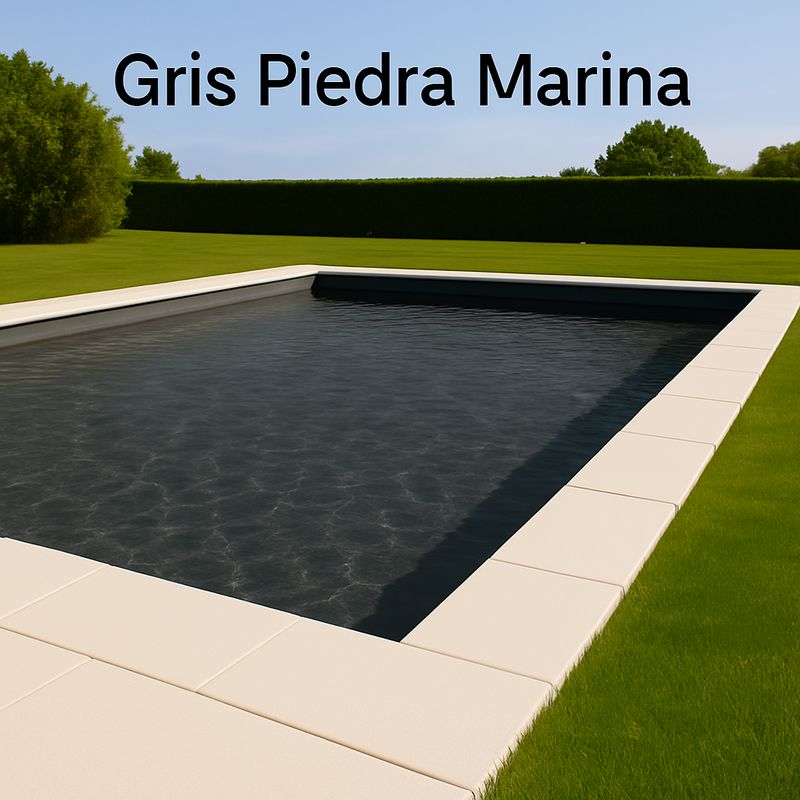 EPOXY - PINTURA PISCINA - PLASTIPISCINA - 4L TONO Gris Piedra Marina