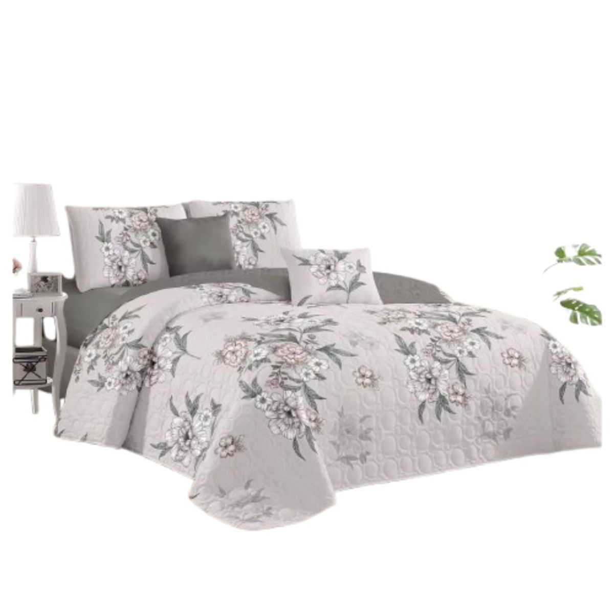 GENERICO - Cubrecama Quilt Verano King - Bulgaria KFL655