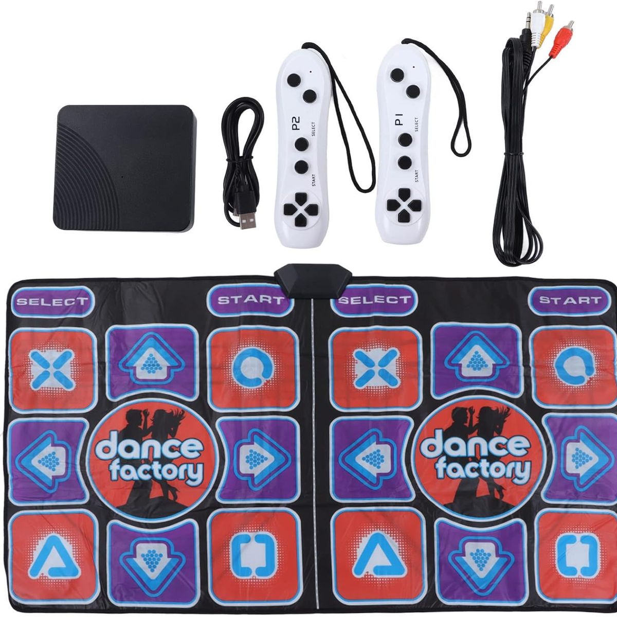 PUREPOWER - Alfombra Música Eléctrica Juego Pad de Baile con Luz Indicadora LED-03