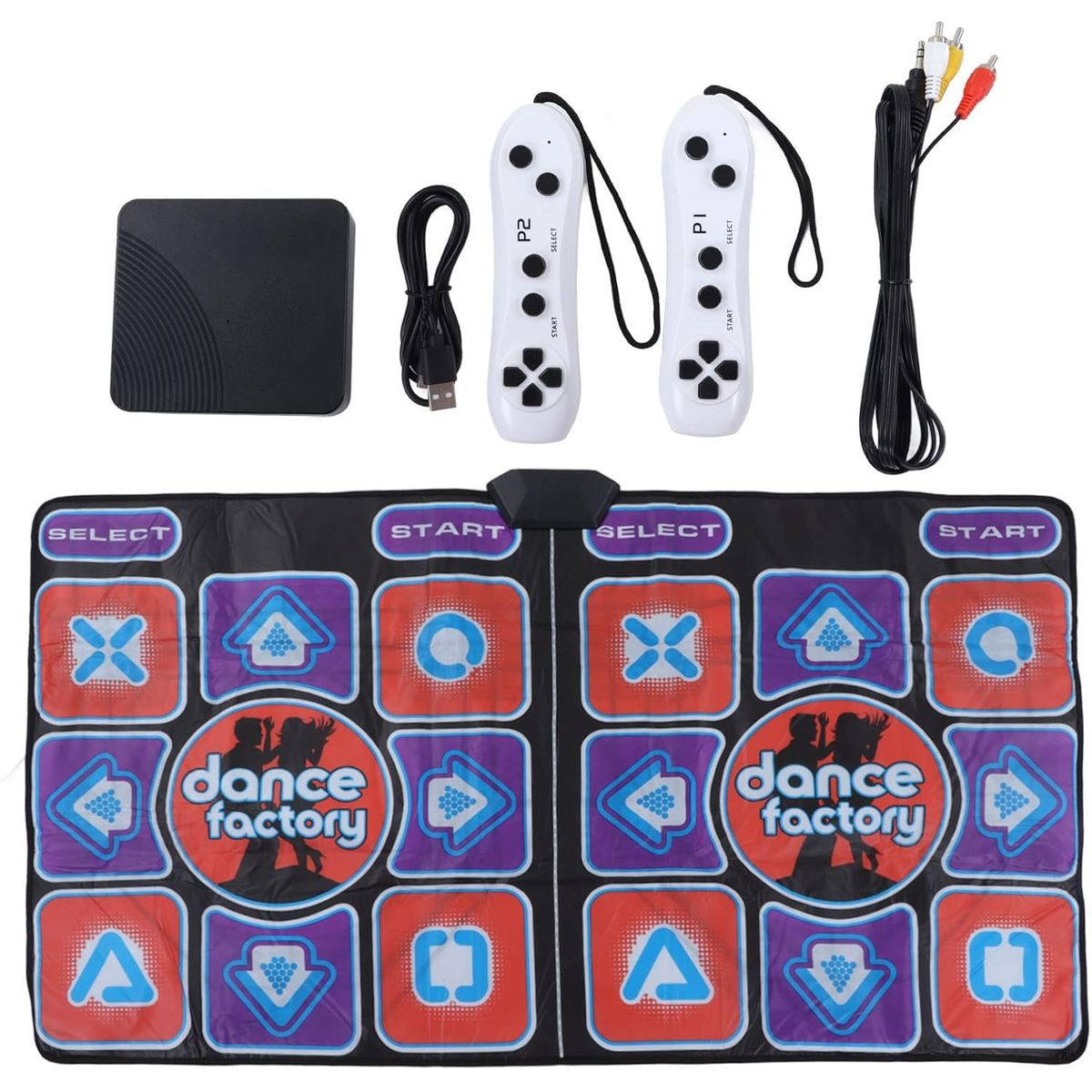 PUREPOWER - Alfombra Música Eléctrica Juego Pad de Baile con Luz Indicadora LED-03
