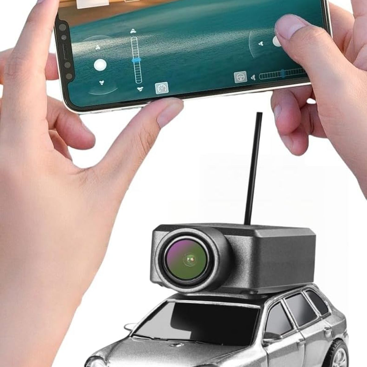 PUREPOWER - Mini RC Cars a escala 164 para adultos con cámara HD