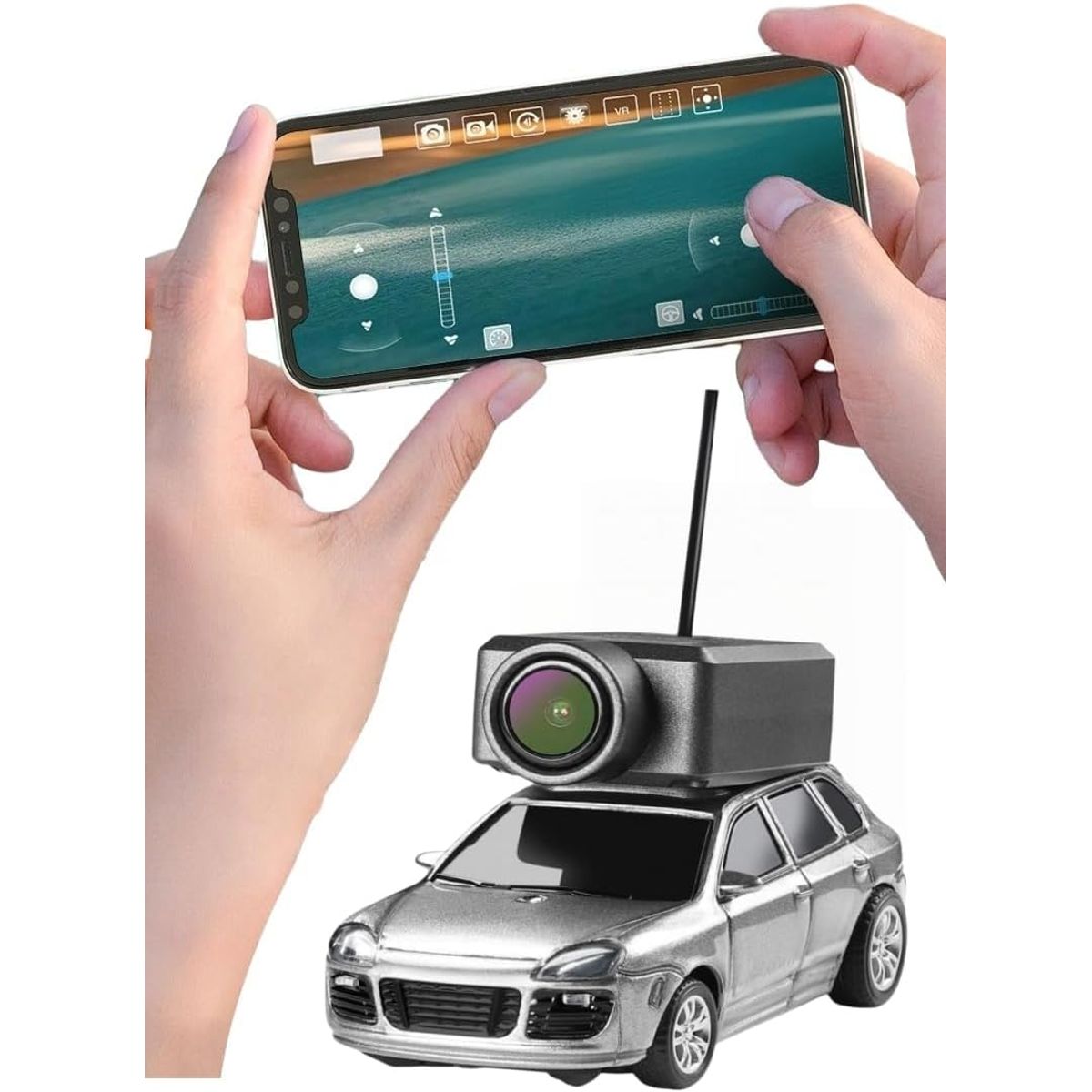 PUREPOWER - Mini RC Cars a escala 164 para adultos con cámara HD