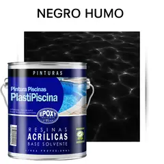 EPOXY - PINTURA PISCINA - PLASTIPISCINA - 4L TONO NEGRO HUMO