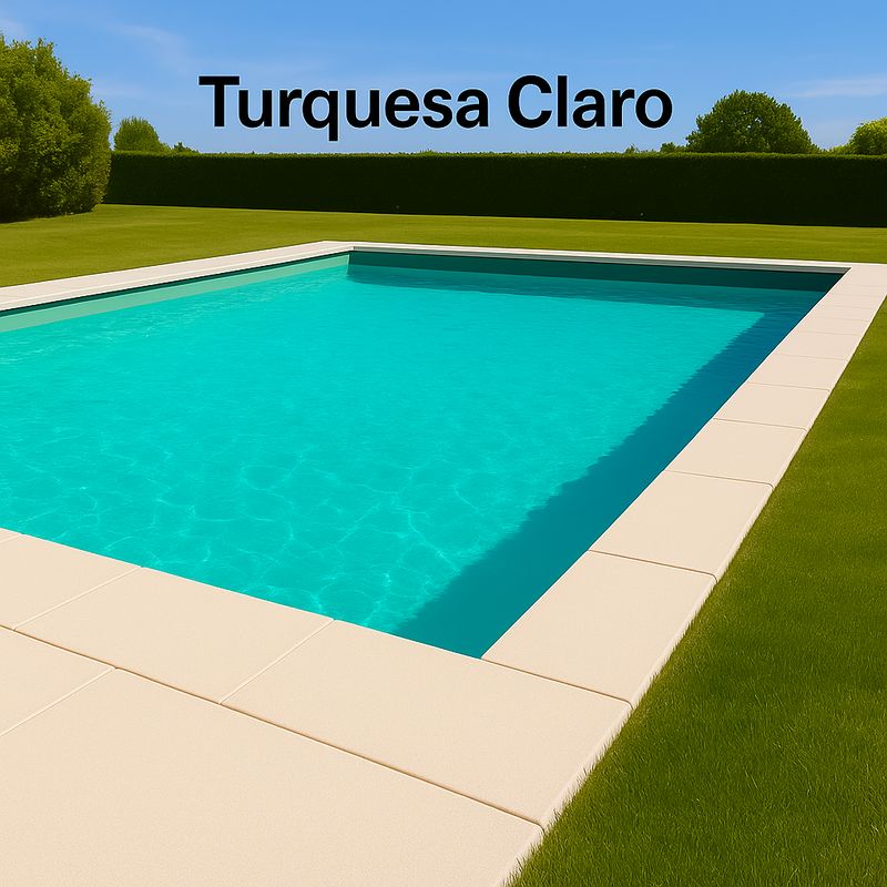 EPOXY - PINTURA PISCINA - PLASTIPISCINA - 4L TONO Turquesa Claro