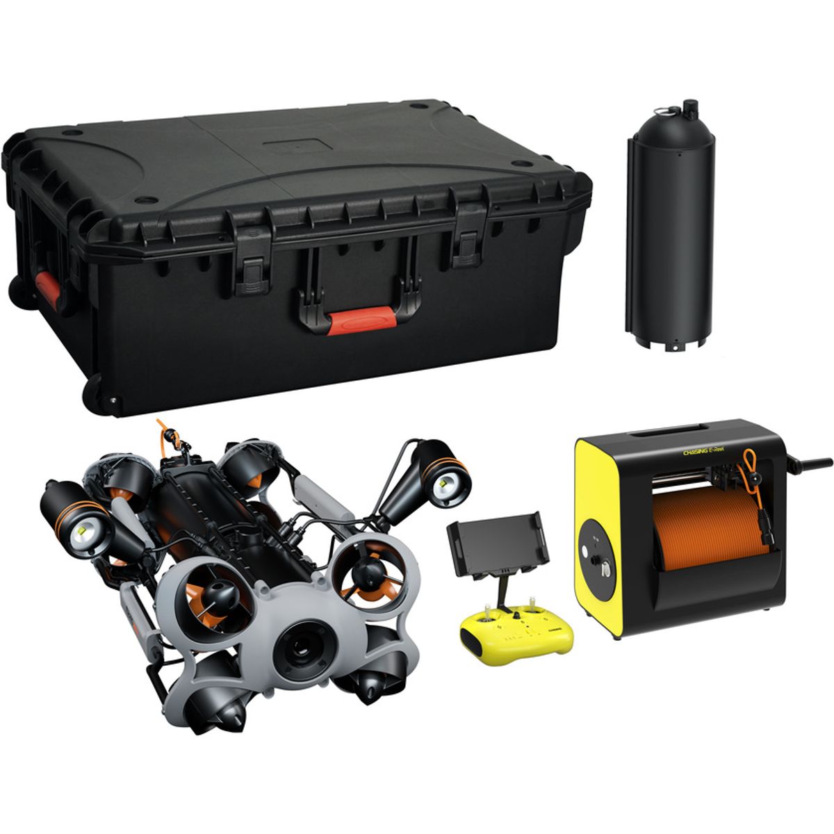 CHASING - Chasing M2 PRO MAX ROV Submarino Edición Estándar 300WH Bateria200 Metros Maleta