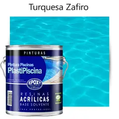 EPOXY - PINTURA PISCINA - PLASTIPISCINA - 4L TONO Turquesa Zafiro