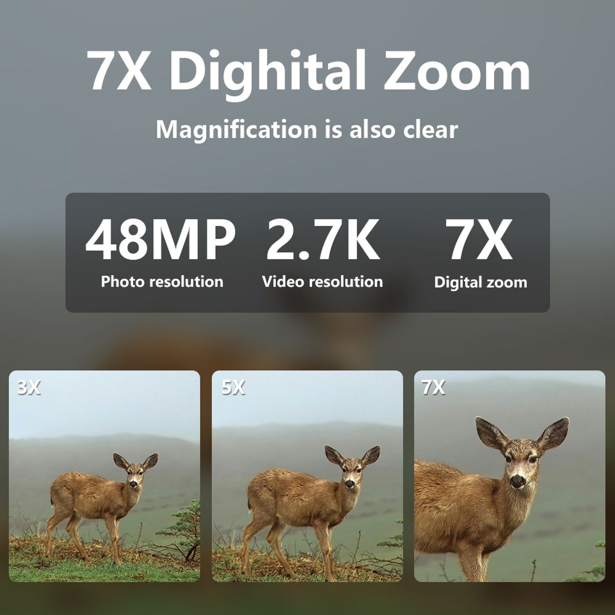 PUREPOWER - Telescopio infrarrojo de 27k con visión nocturna de un solo cilindro