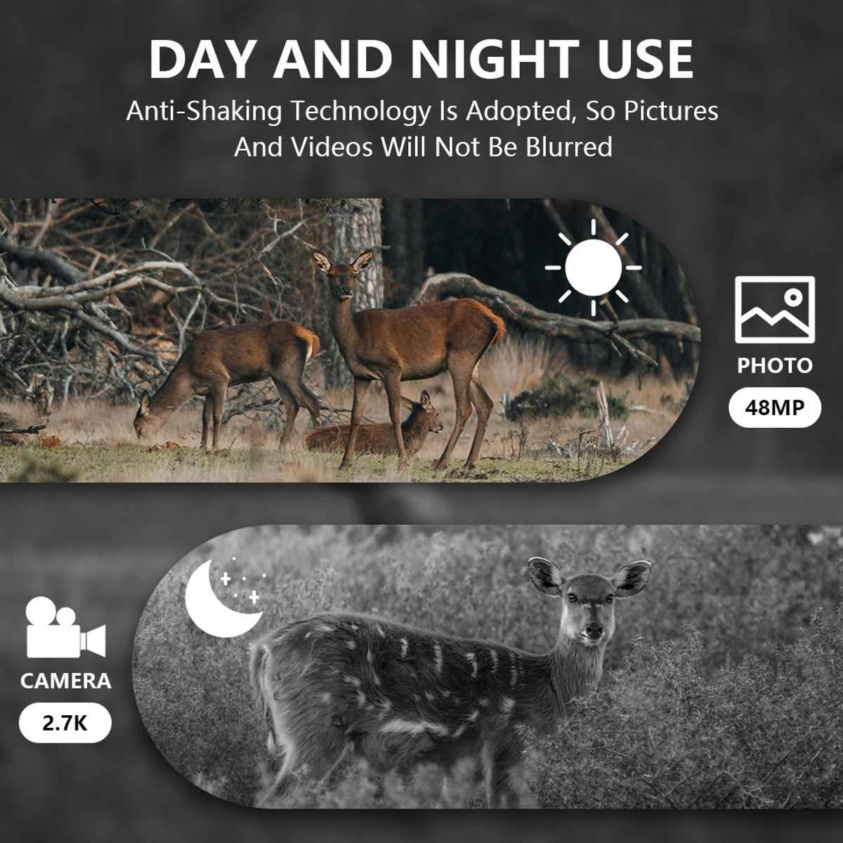 PUREPOWER - Telescopio infrarrojo de 27k con visión nocturna de un solo cilindro