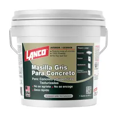 LANCO - Masilla para Concreto 1gl Gris