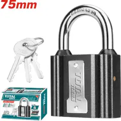 TOTAL TOOLS - Candado De Seguridad 75 Mm Con 3 Llaves Total Tlk31751