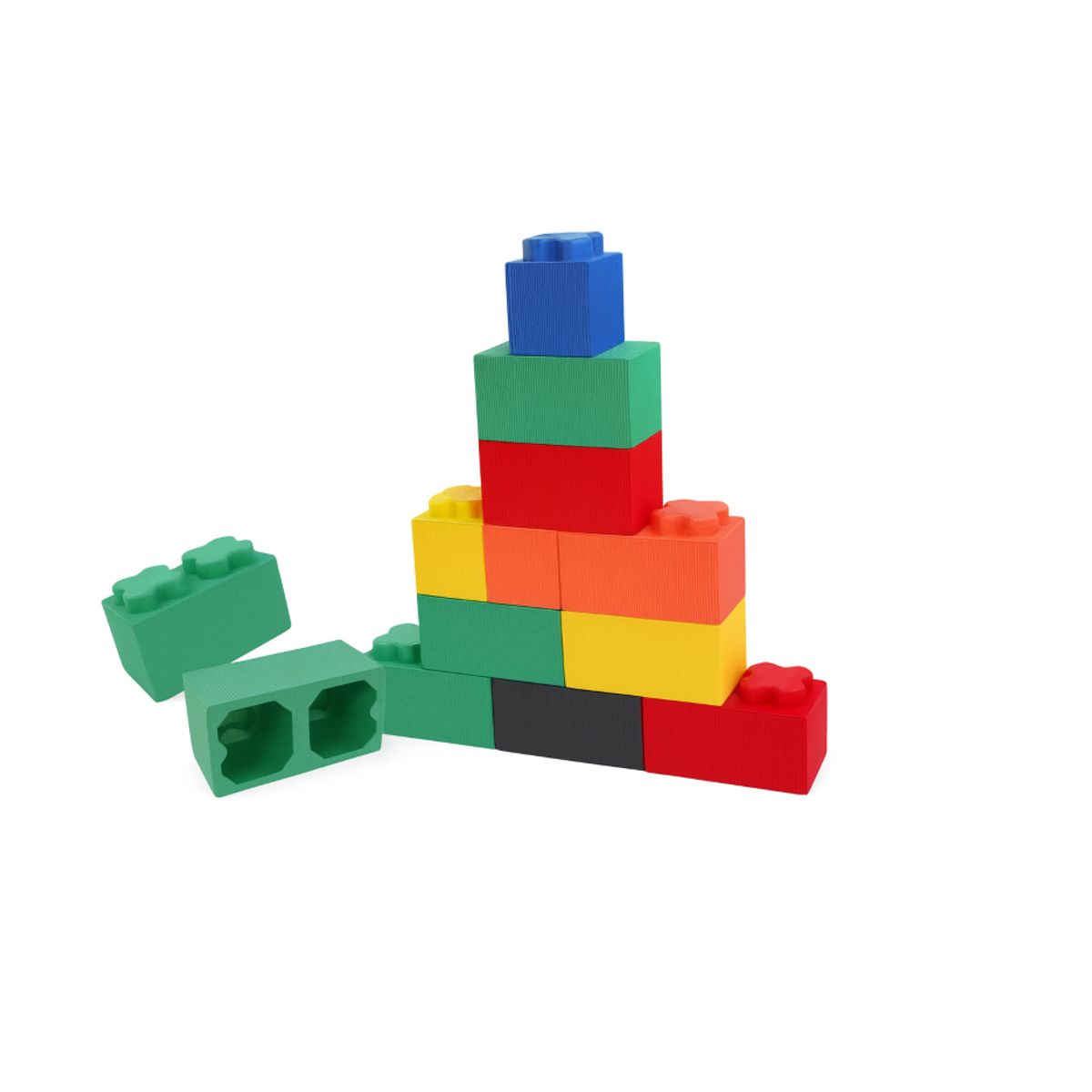 GENERICO - Bloques Gigantes De Construcion De Espuma Epp Rojo