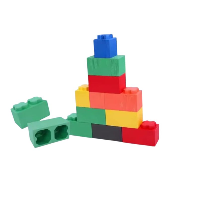 GENERICO - Bloques Gigantes De Construcion  Espuma Epp Verde Tipo Lego