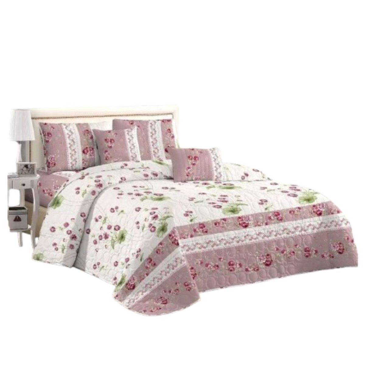 GENERICO - Cubrecama Quilt Verano King - Florencia KFL957