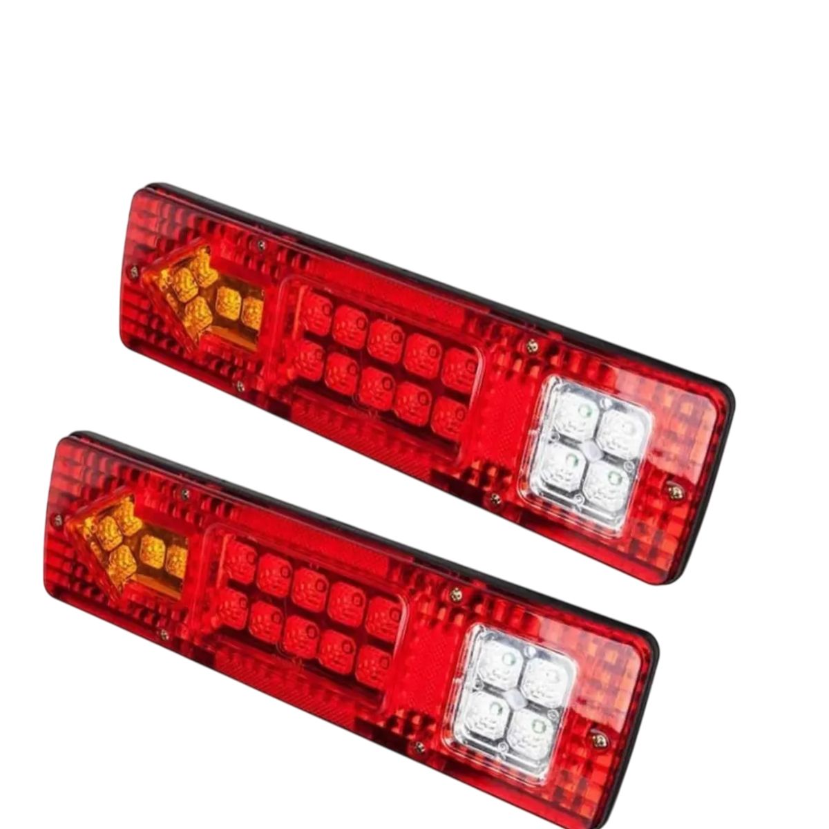 GENERICO - Kit Foco Led Trasero 12v Camion Tricimoto Remolque Arrastre