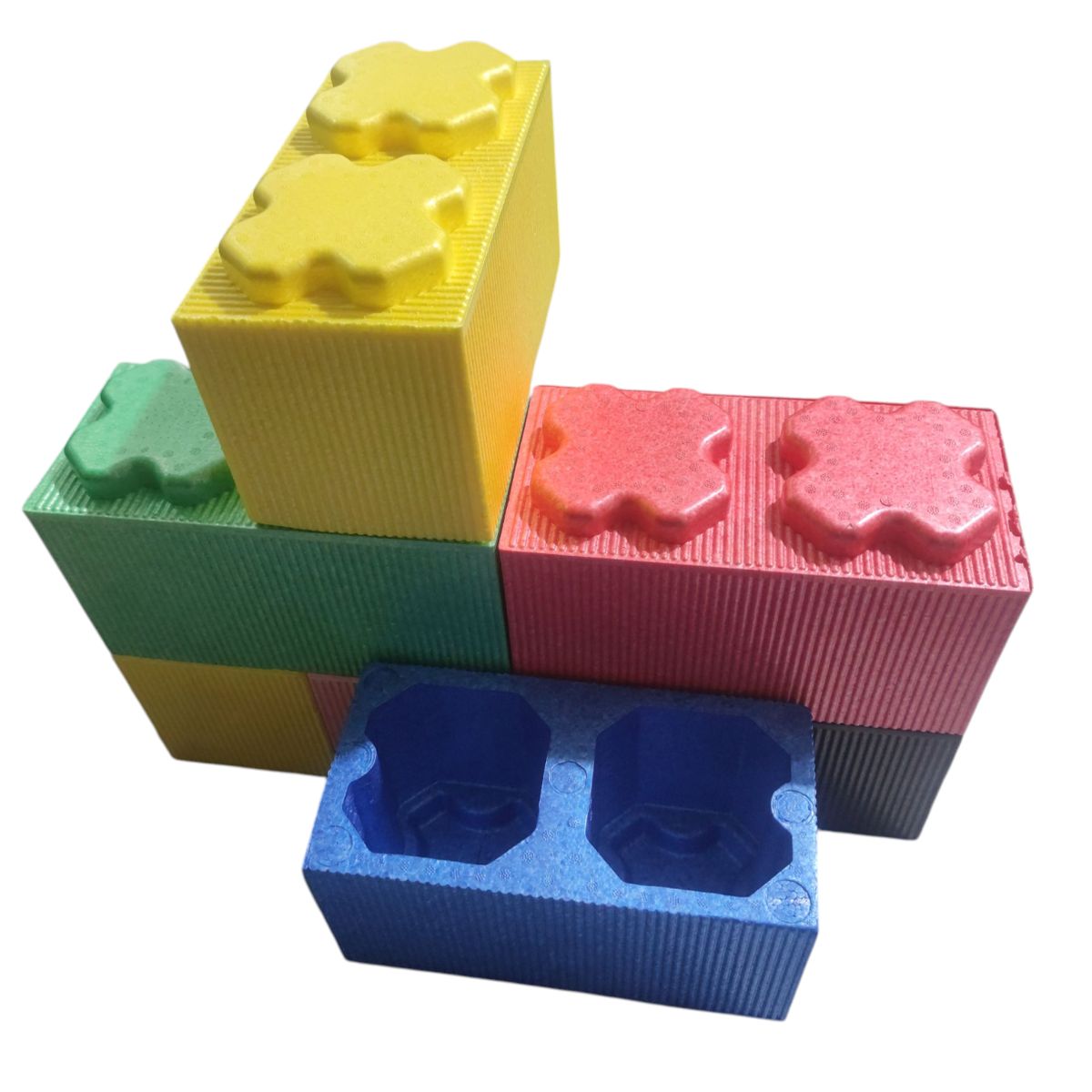 GENERICO - Bloques Gigantes De Construcion De Espuma Epp Azul
