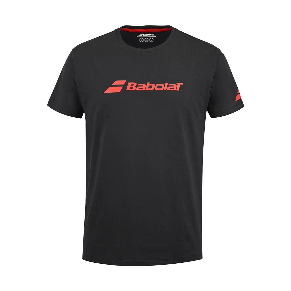 BABOLAT - Polera Babolat Exercise Tee Negra Tenis Padel