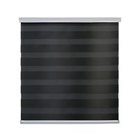 Cortina Roller Duo Zebra Día Y Noche Cenefa Pvc 100x200